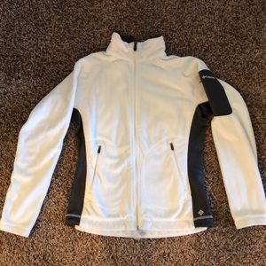 Colombia zip up fleece sweater.